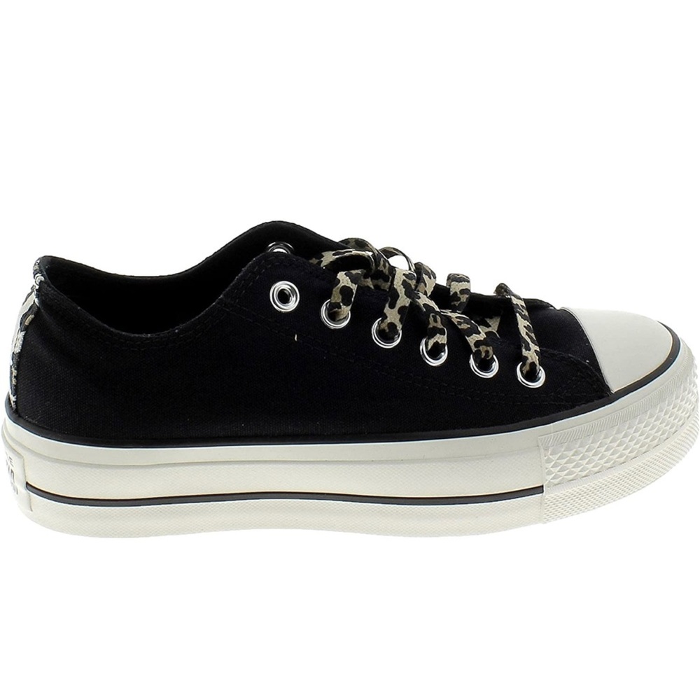 Women’s Converse All Star Chuck Taylor Leopard Print Platform Sneakers